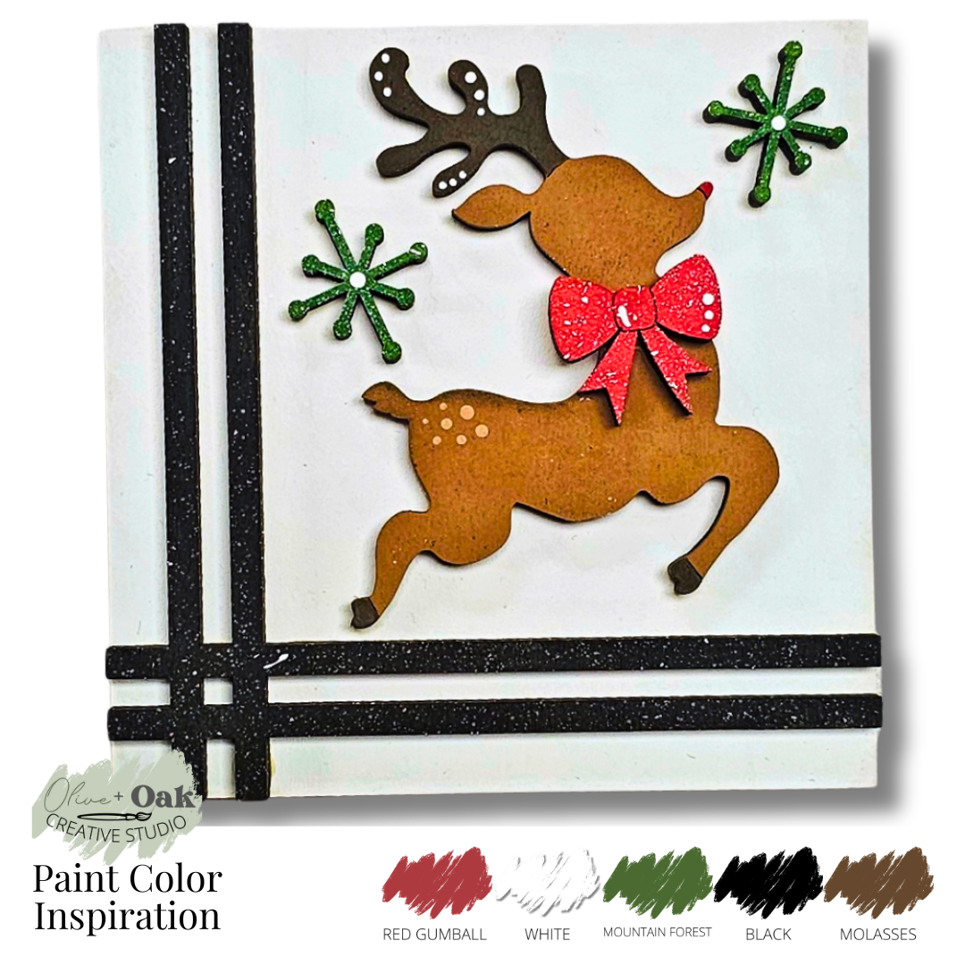 DIY Mini Classic Christmas Square Signs *Inserts ONLY*