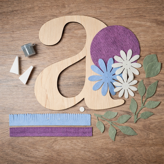 DIY Secret Garden Blooming Initials Kit