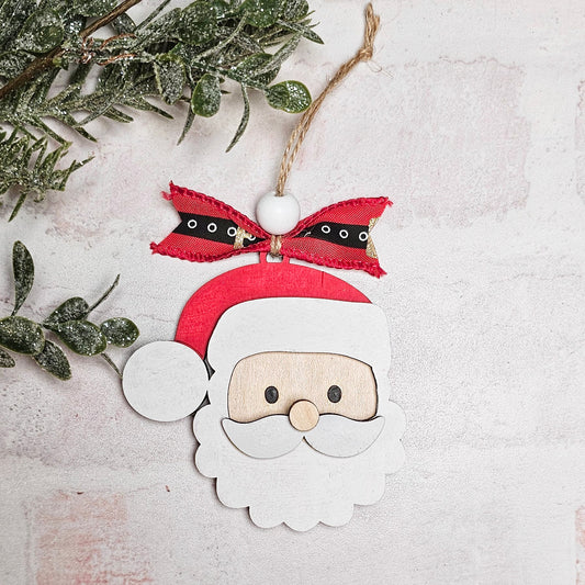 DIY Kit Santa Ornament