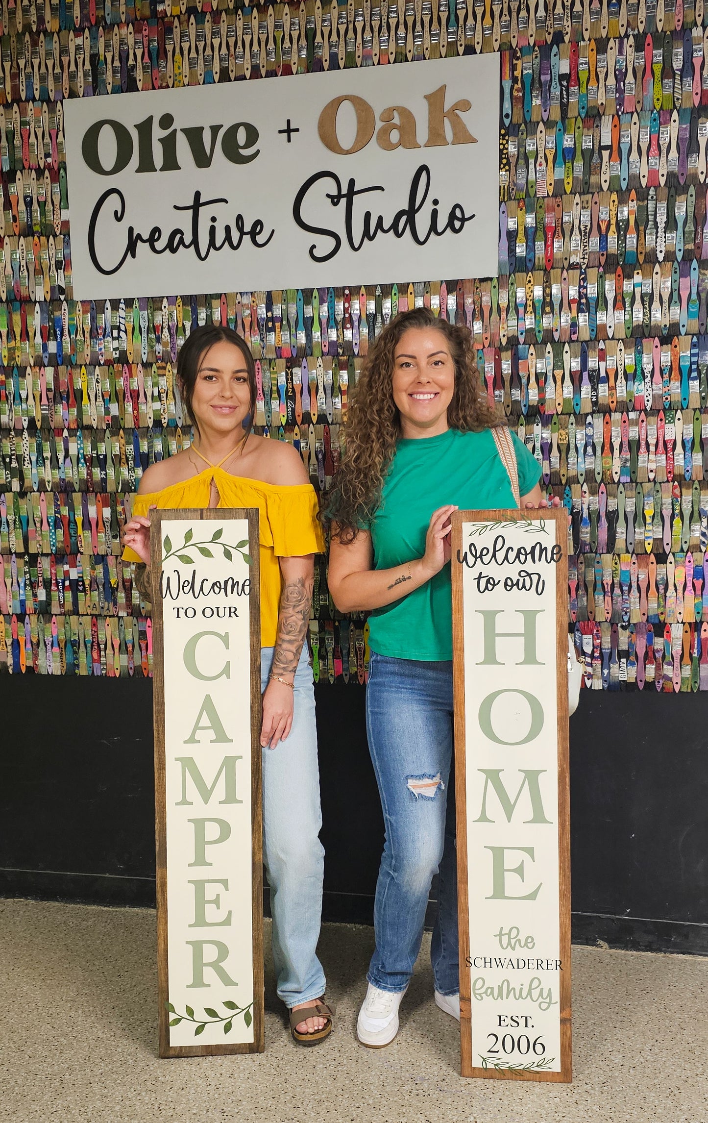 DIY Welcome to Our Camper 4' Porch Sign