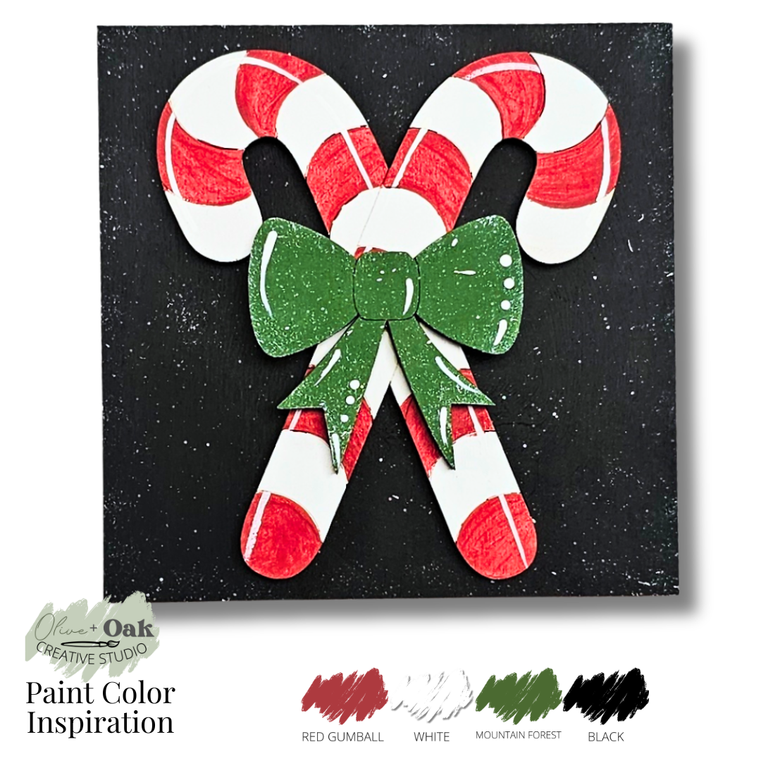 DIY Mini Classic Christmas Square Signs *Inserts ONLY*