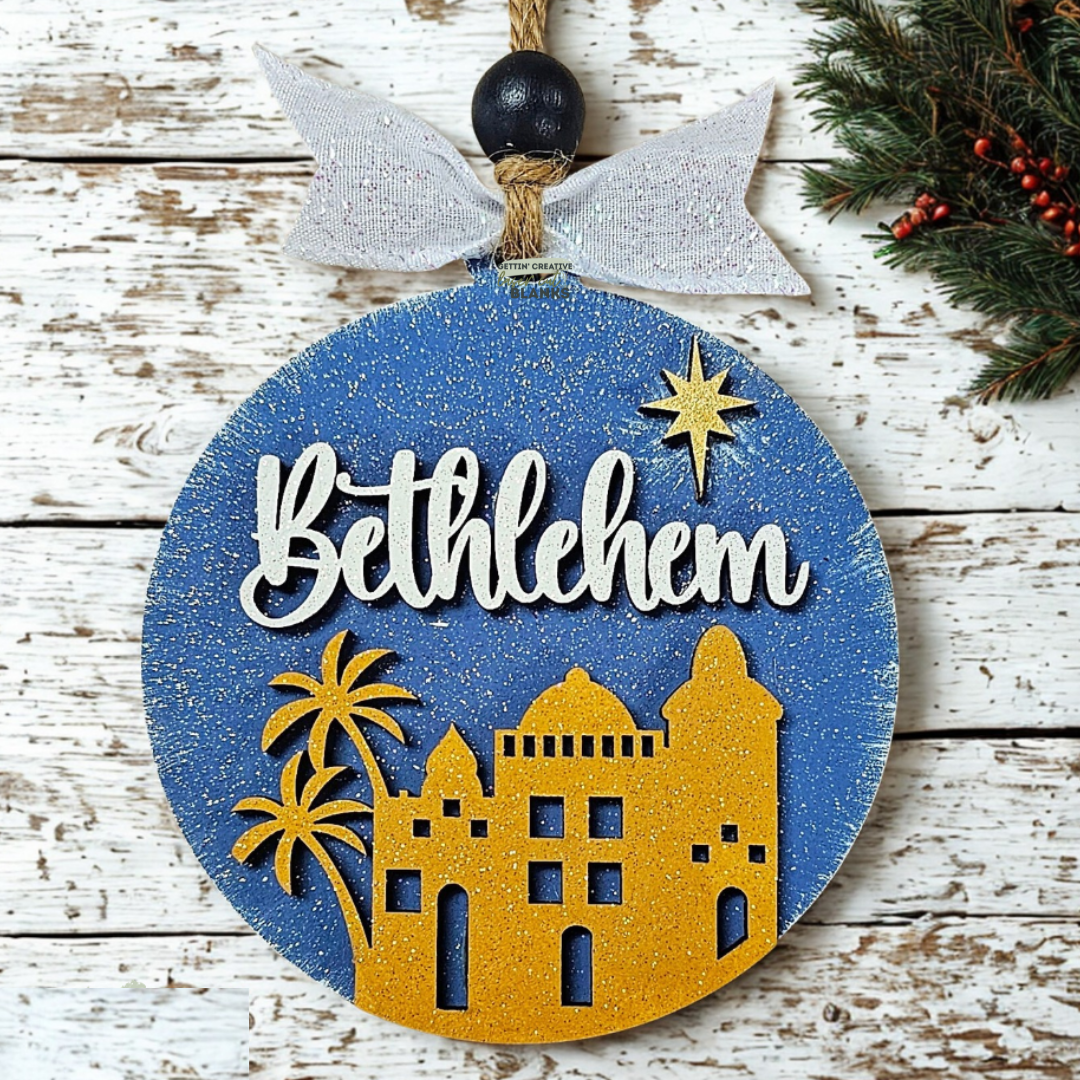 Bethlehem Ornament Blank