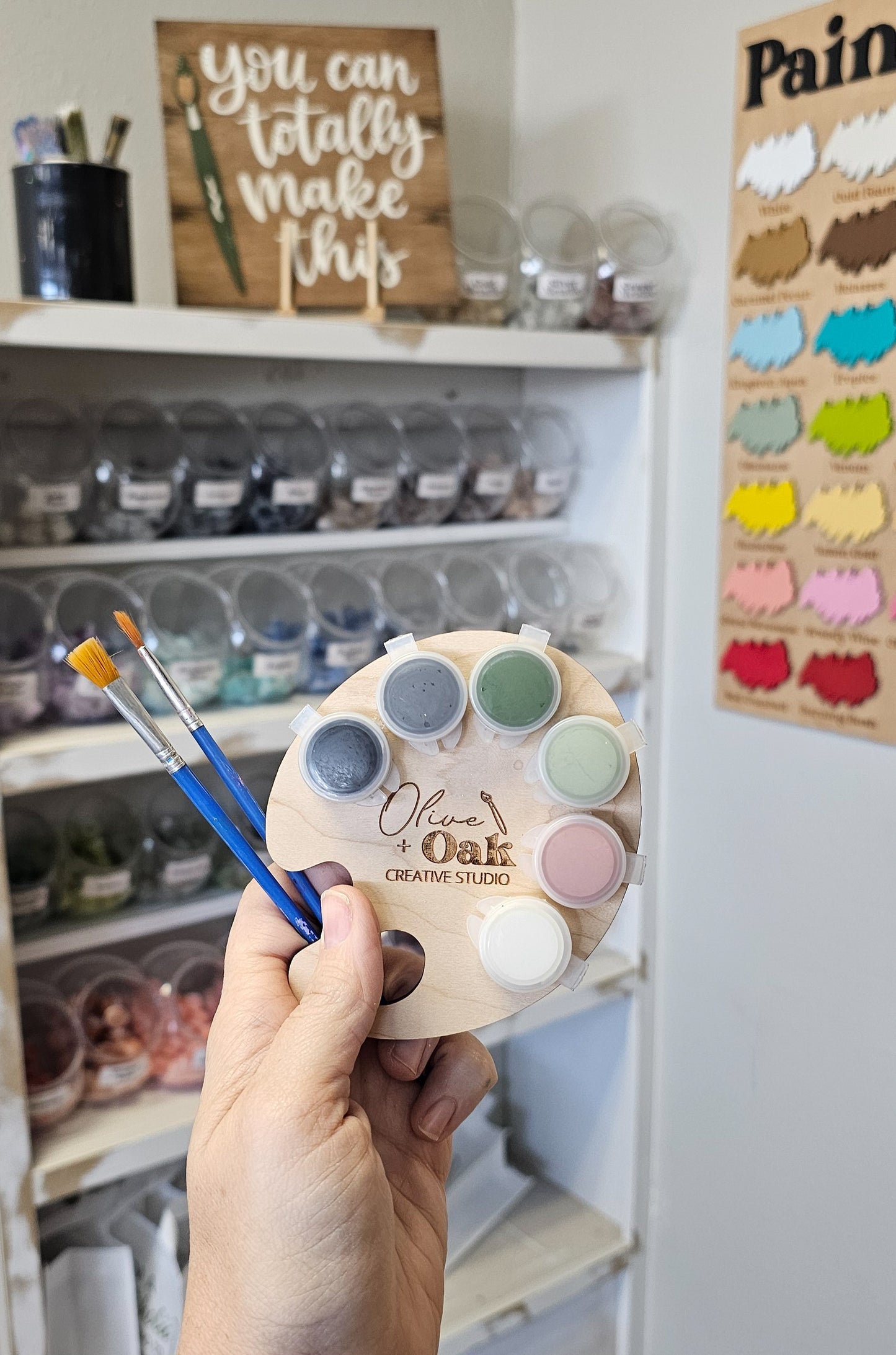 Mini Paint Palettes - Paint Holders