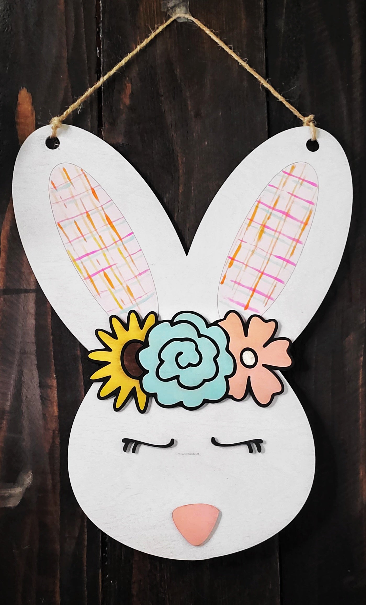 DIY Bunny Door Hanger