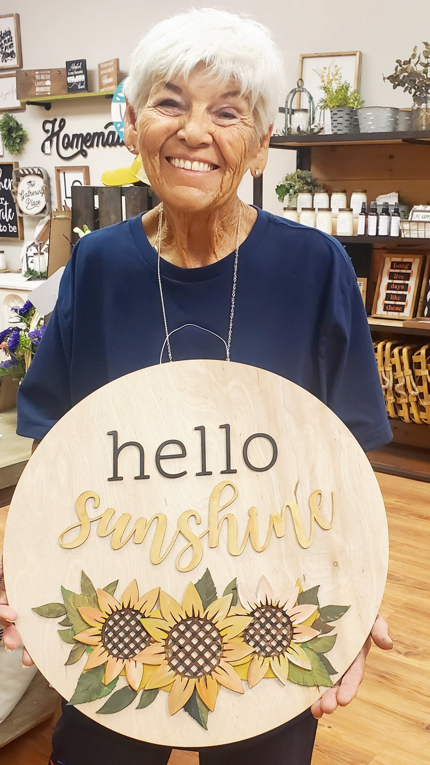 DIY Hello Sunshine Door Hanger