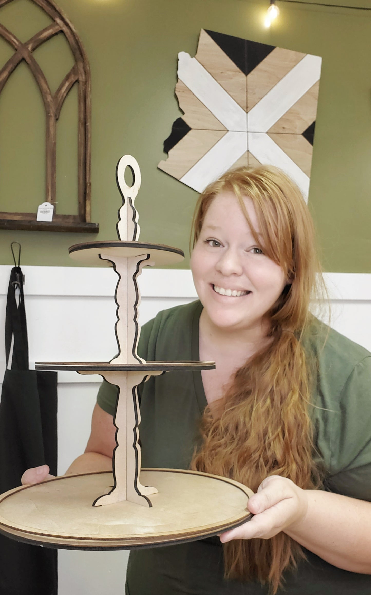 DIY 3 Tier Tray Stand Project