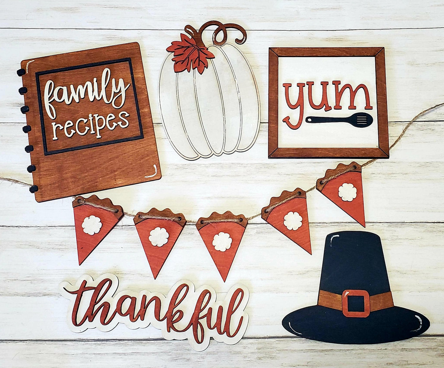 DIY Thanksgiving Tier Tray Set