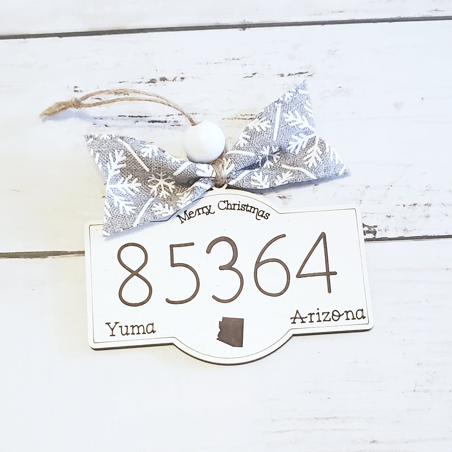 Personalized Zip Code Ornament