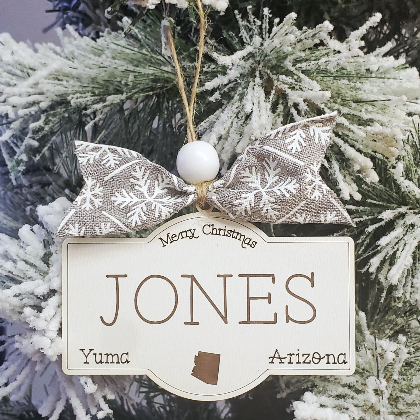 Personalized Farmhouse Ornament