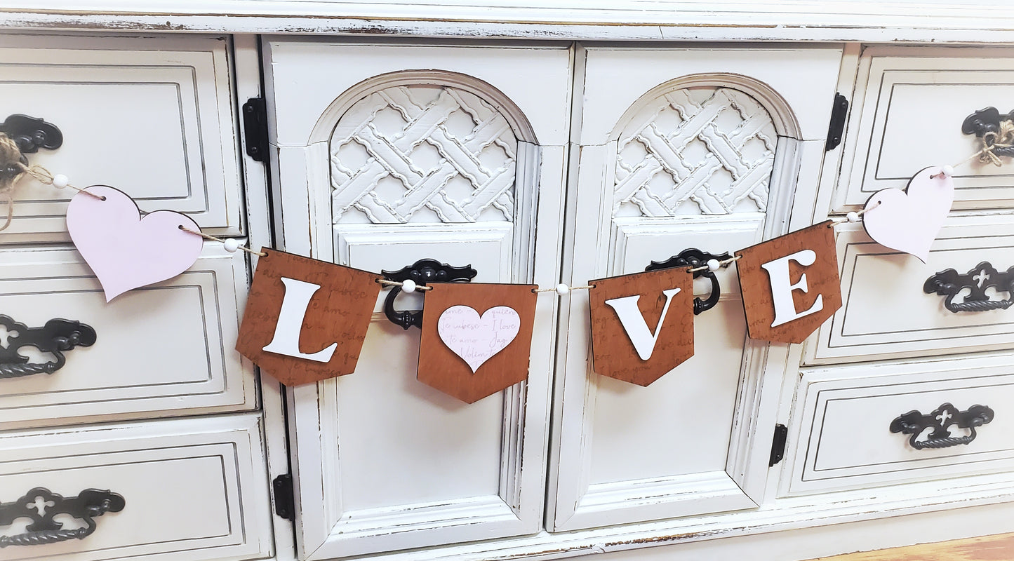 DIY Love Language Banner