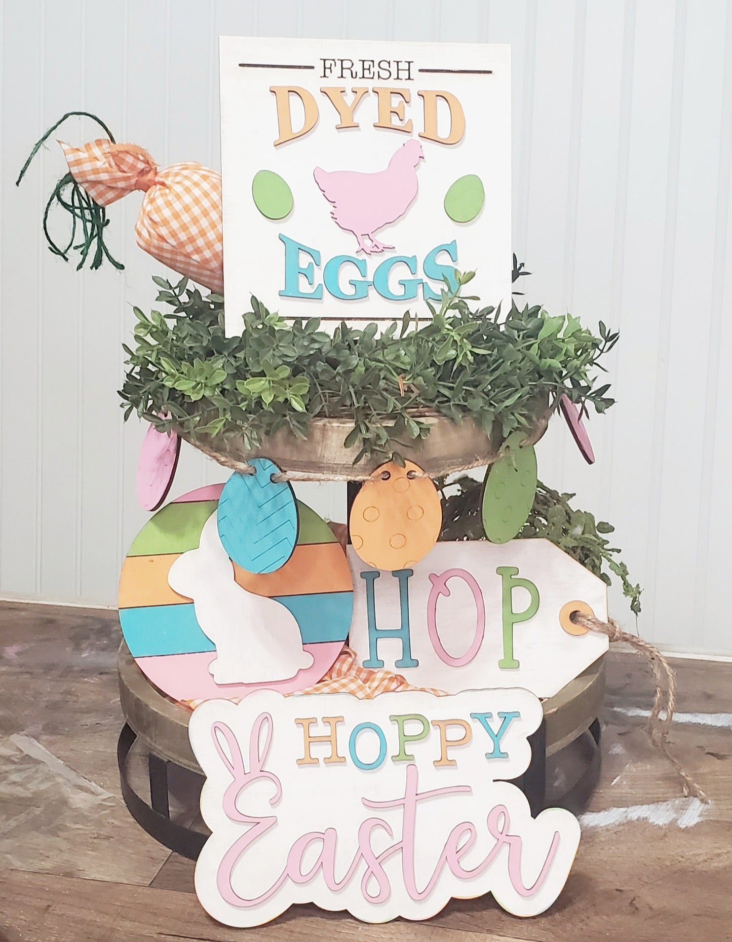DIY Easter Egg Tier Tray Set