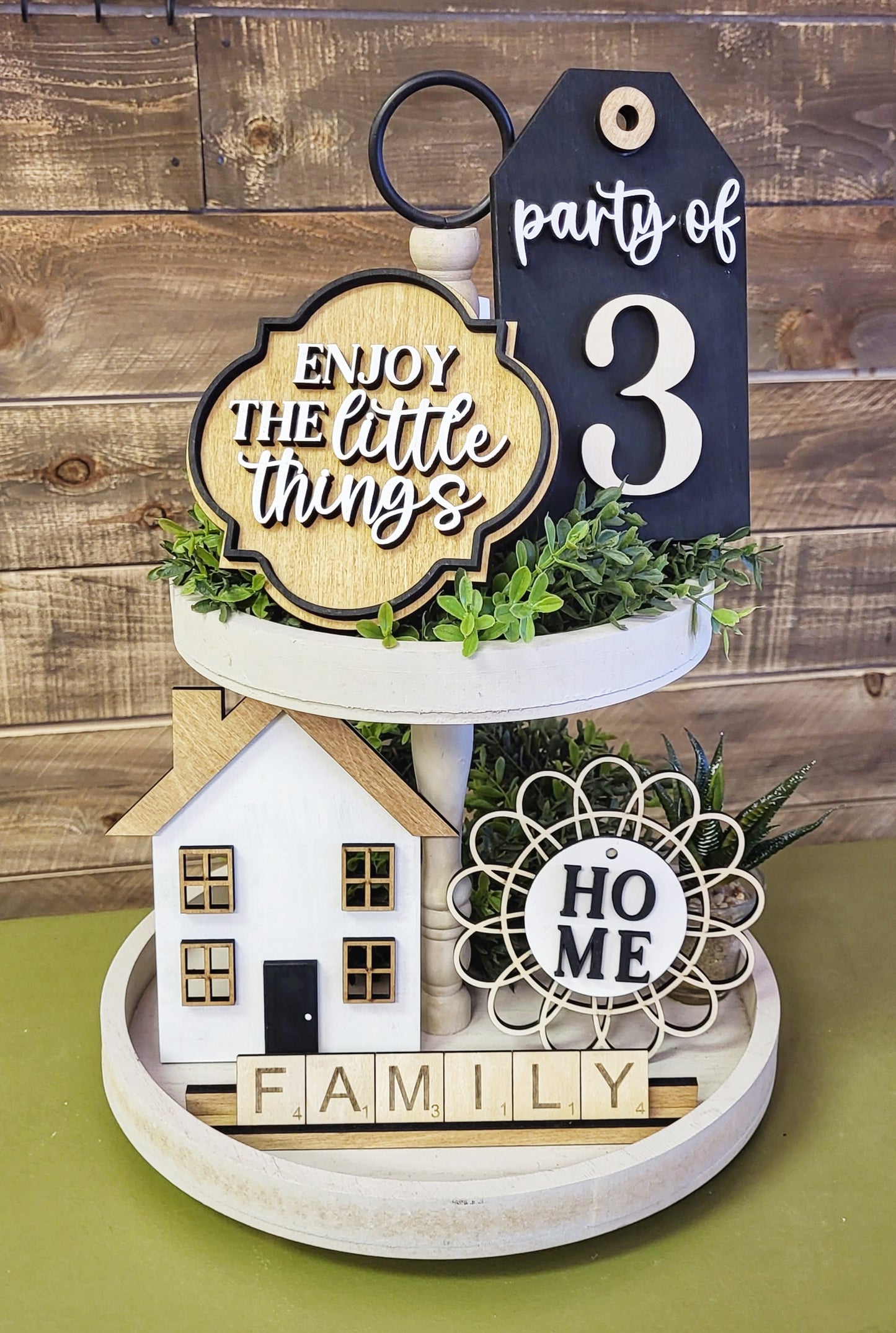 DIY Family Tier Tray Set