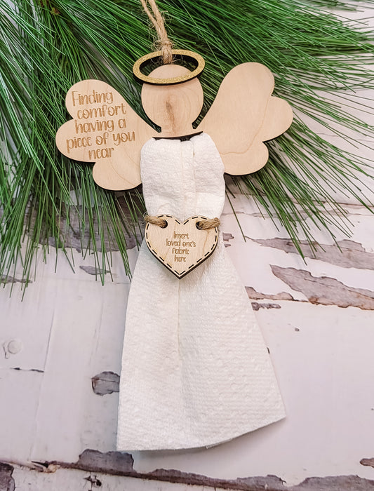 Keepsake Angel Ornament w/ Fabric Space