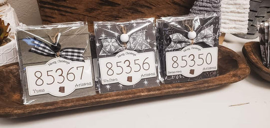 Personalized Zip Code Ornament