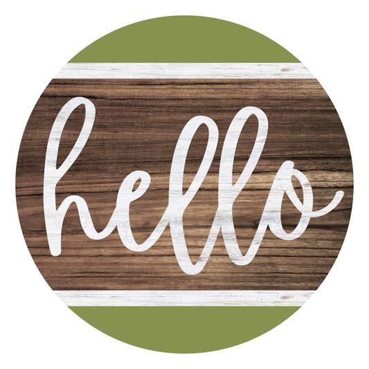 DIY Hello Door Hanger