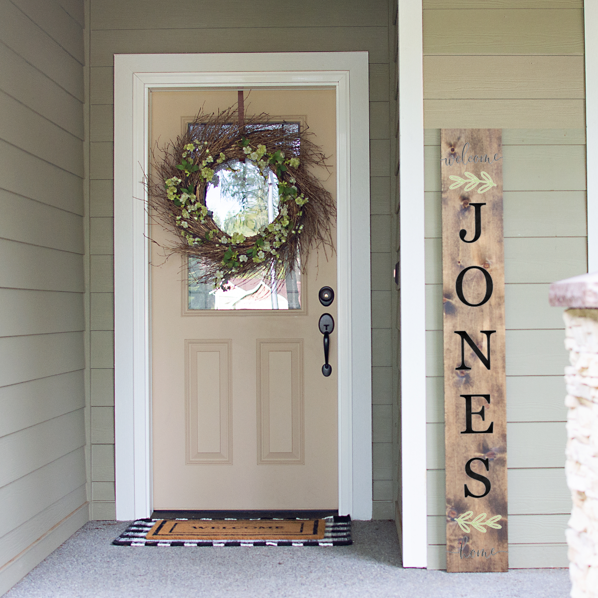 Personalized 5' Porch Sign | DIY Painting Class – Olive... – Olive + Oak