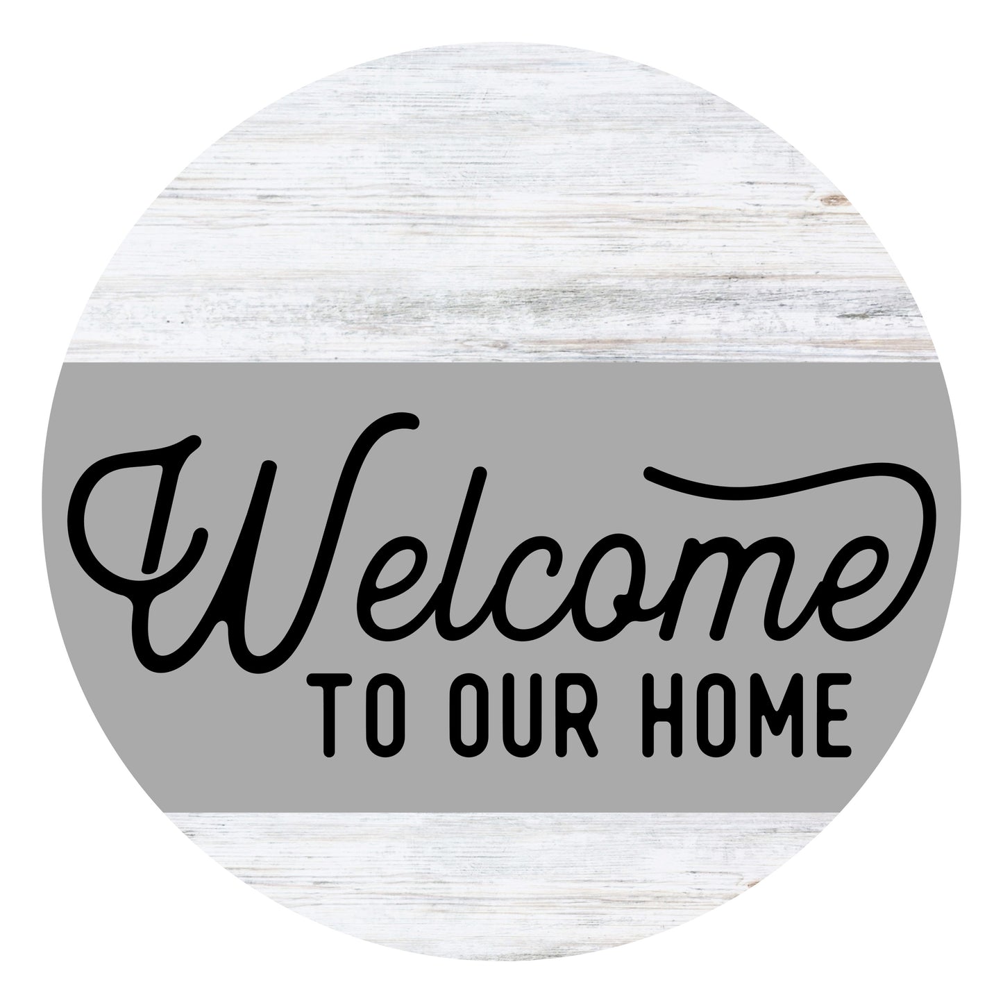 DIY Welcome to Our Home Door Hanger