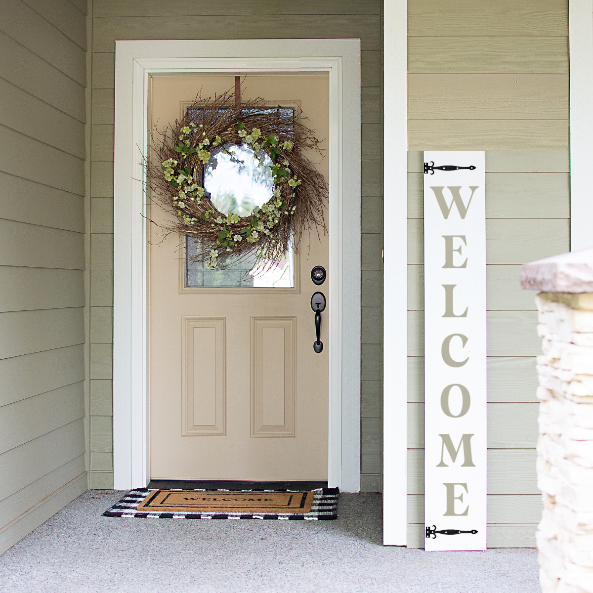 DIY Welcome 5' Porch Sign