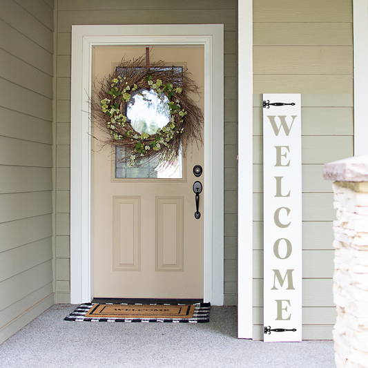 DIY Welcome 5' Porch Sign