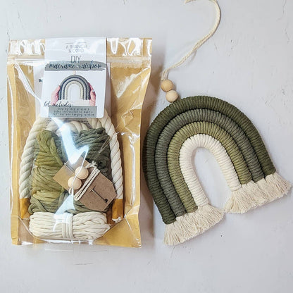 DIY Macrame Rainbow Kit - Olive