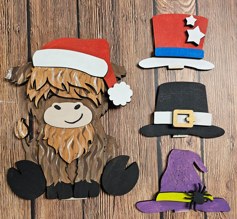 DIY Kit Hats Holiday 1 Interchangeable Highland
