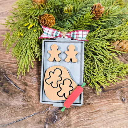 DIY Kit Gingerbread Pan Ornament