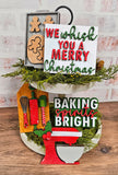 DIY Christmas Baking Tier Tray Set