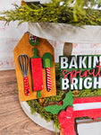 DIY Christmas Baking Tier Tray Set