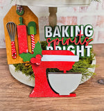 DIY Christmas Baking Tier Tray Set