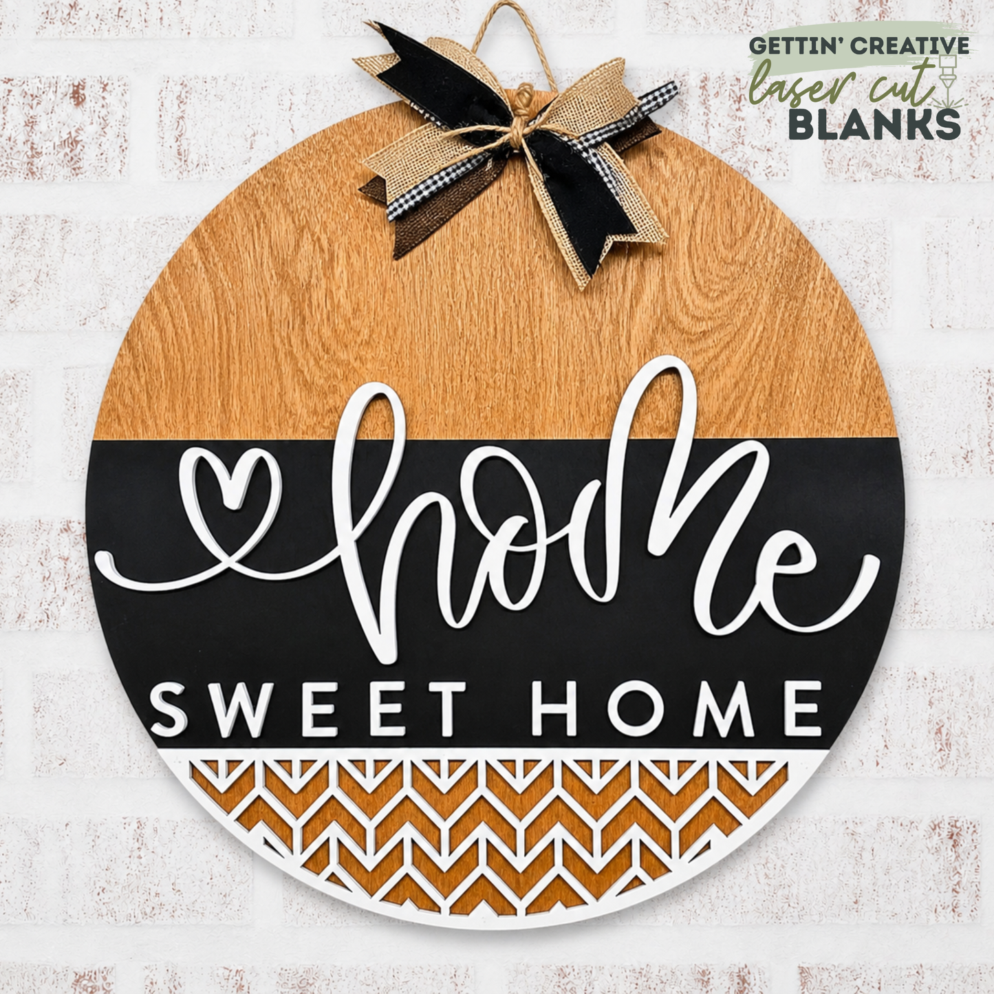 Home Sweet Home Heart Strip DH