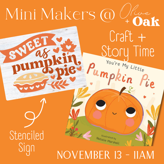 Mini Makers - Story & Craft - November 13 @ 11am