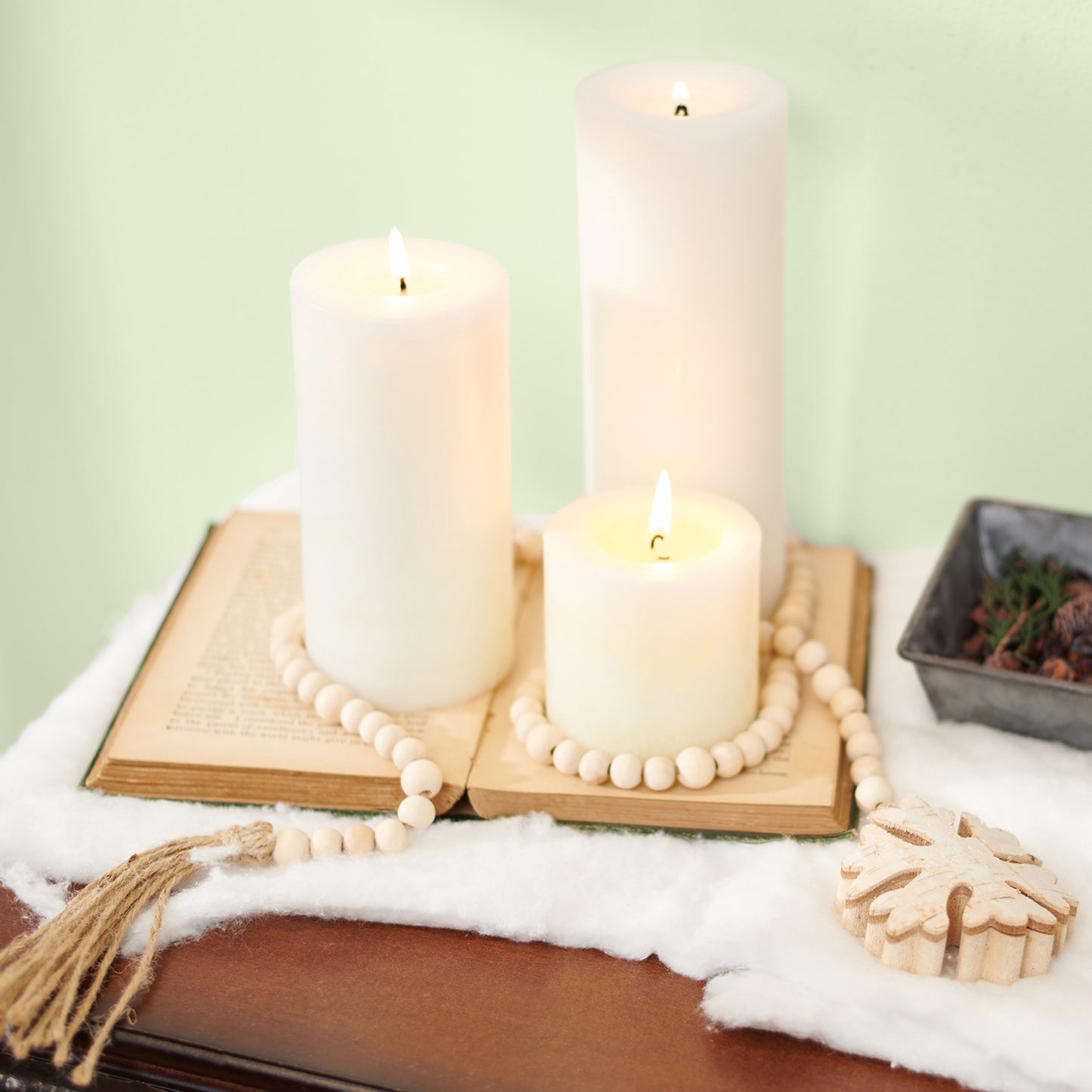 Beaded Garland - Snowflake