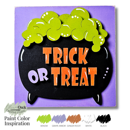 DIY Mini Halloween Square Signs *Inserts ONLY*