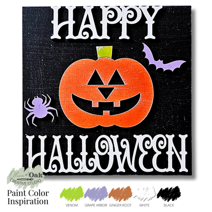 DIY Mini Halloween Square Signs *Inserts ONLY*