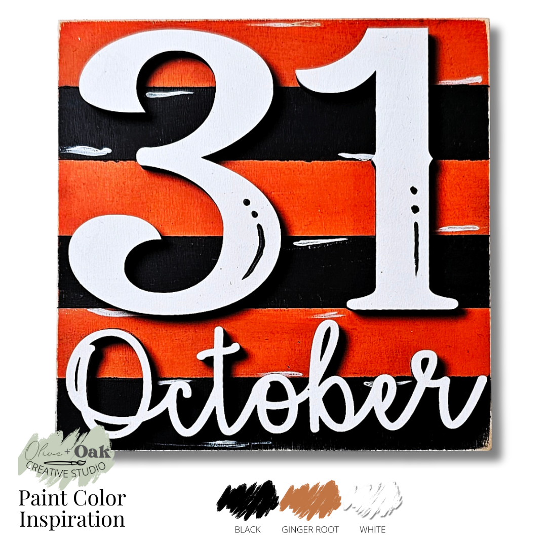 DIY Mini Halloween Square Signs *Inserts ONLY*