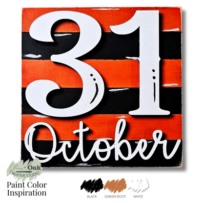 DIY Mini Halloween Square Signs *Inserts ONLY*
