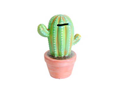 DIY Ceramic - Cactus Bank