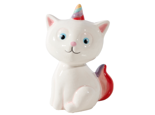DIY Ceramic - Chloe the Caticorn Party Pal