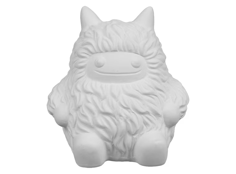 DIY Ceramic - Zemu the Sasquatch Party Pal
