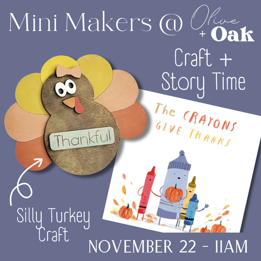Mini Makers - Story & Craft - November 22 @ 11am