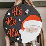 DIY Ho Ho Ho Santa Door Hanger