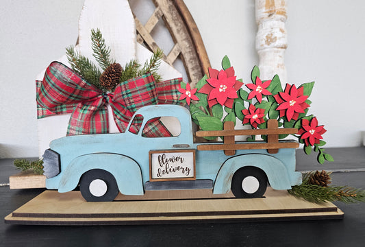 DIY Flower Truck Shelf Sitter