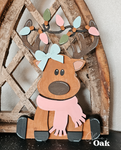 DIY Mini Miss Reindeer Shelf Sitter