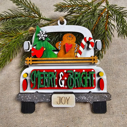 DIY Kit Merry + Bright Truck Ornament