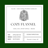 Cozy Flannel - Olive + Oak 16 oz Candle