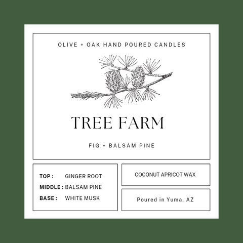 Tree Farm - Olive + Oak 16 oz Candle