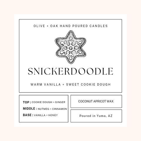 Snickerdoodle - Olive + Oak 16 oz Candle
