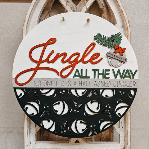 DIY Half-Assed Jingler Door Hanger