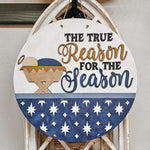 DIY Reason for the Season Door Hanger