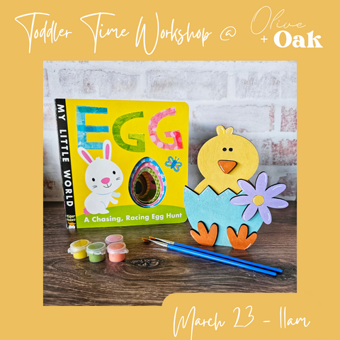 Easter Egg Toddler Time - Story & Craft - March 23 @ 11am